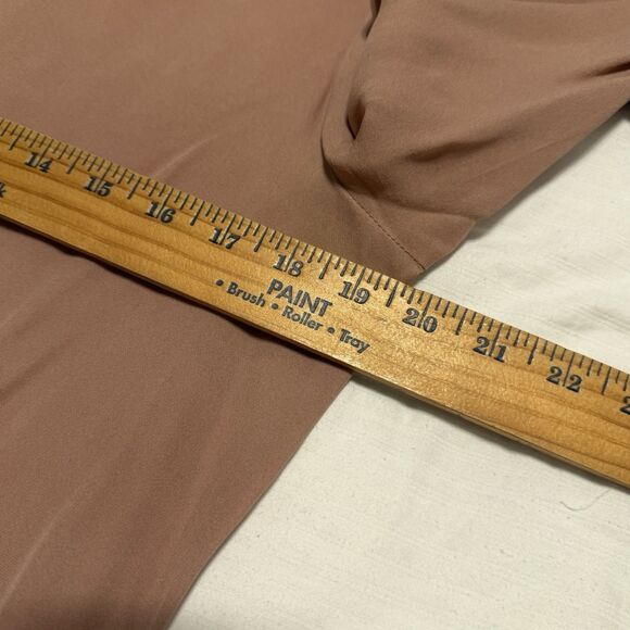 Vtg Brooks Brothers Womens Size 6 Silk Button Up Mauve Shirt Blouse Long Sleeve - Picture 7 of 11